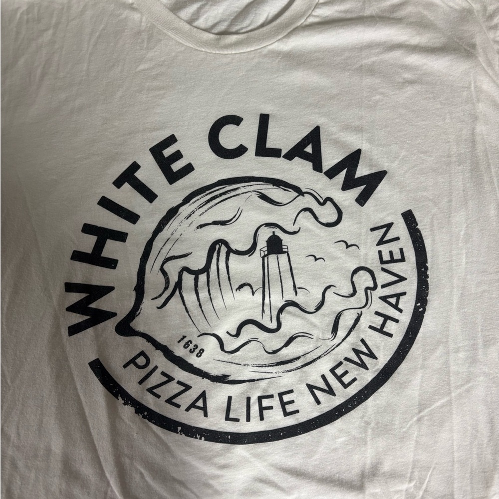 White Clam Graphic T-Shirt